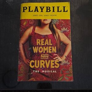 Playbill Real Women Have Curves Playbill - Red & Yellow Cover